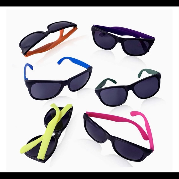 2/$30 👓80s RETRO SUNGLASSES UNISEX | RED - Picture 3 of 5